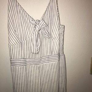 STRIPED JUMPSUIT